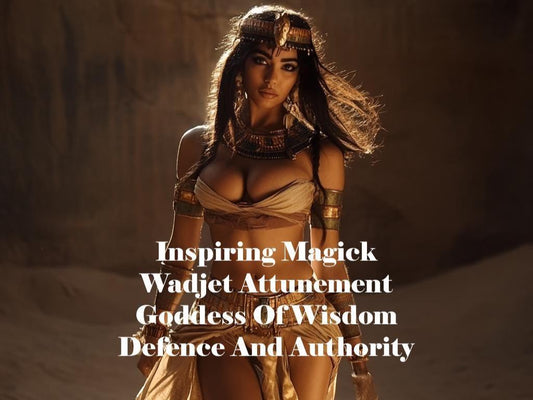 Wadjet Attunement Egyptian Goddess Of Wisdom Authority And Power PDF Delivery