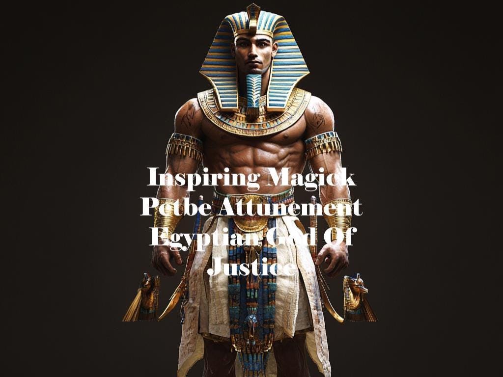 Petbe Attunement Egyptian God Of Retribution And Justice PDF Delivery
