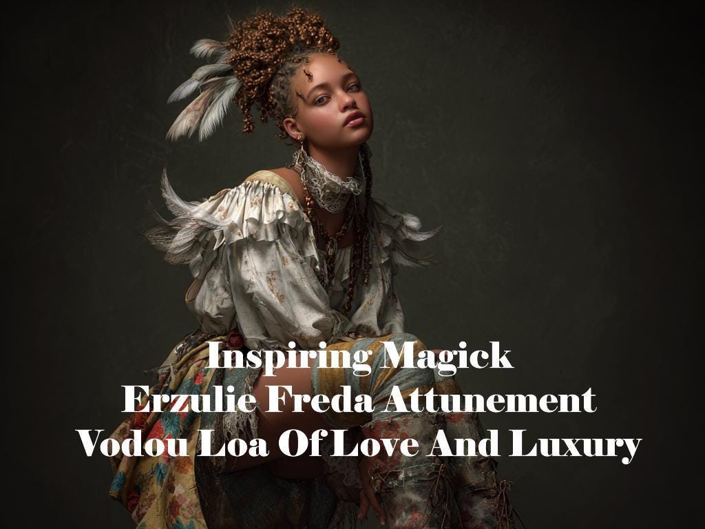 Erzulie Freda Attunement. Voodoo Loa of Love And Luxury