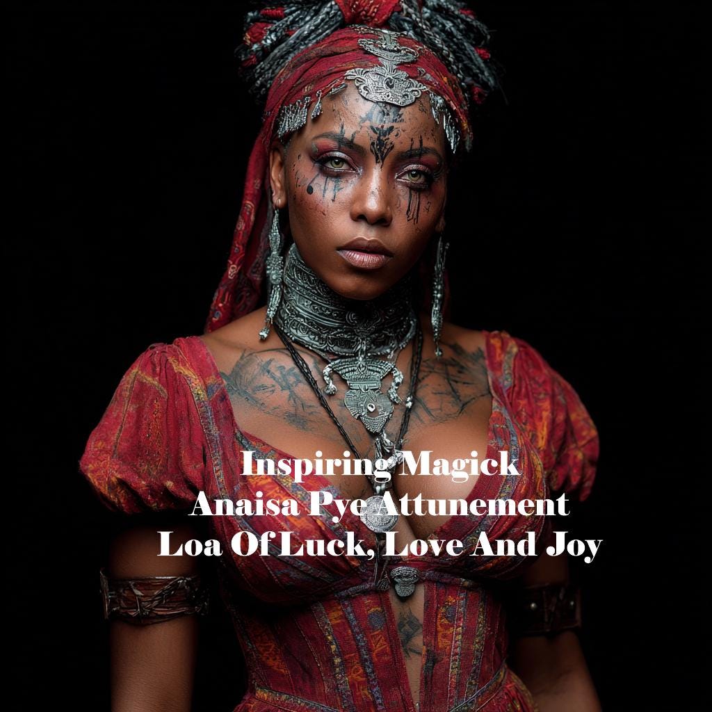 Anaisa Pye Attunement Vodou loa of Love Luck And Joy