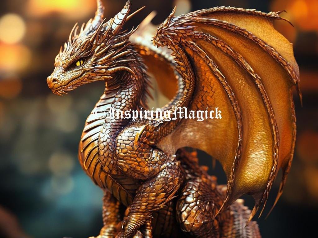 Gold Dragon Spirit. Custom Conjuring.  Remote Binding. Wealth. Love. Power. Magic.