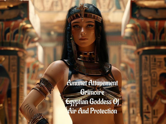 Amunet Attunement Egyptian Goddess Of Air And Protection Grimoire PDF Delivery