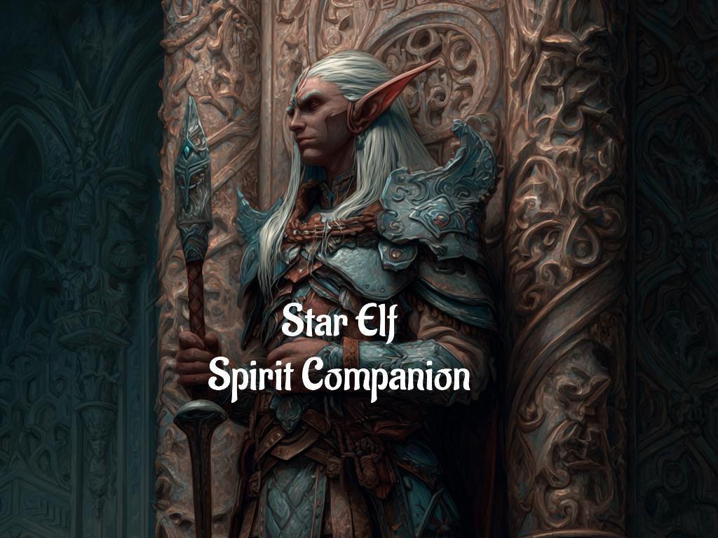 Top Level Star Elf Spirit Companion Distance Binding PDF Delivery