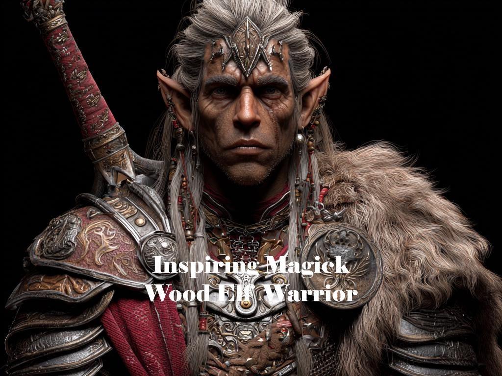 Top Level Wood Elf Spirit Companion Distance Binding PDF Delivery