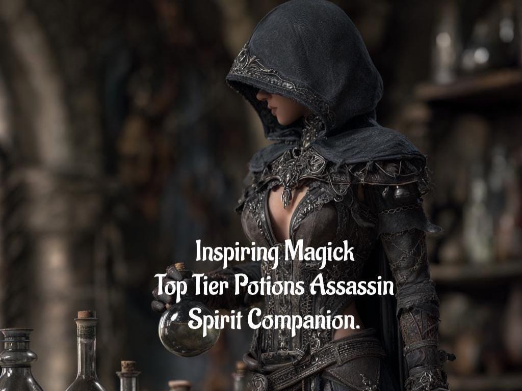 Female Potions Assassin Spirit Guide Spirit Companion Conjuring Binding. Protection Justice Top Tier