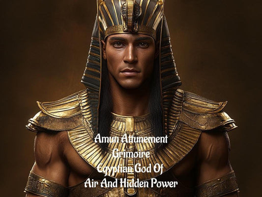 Amun Attunement Egyptian God Of Air And Hidden Power Grimoire PDF Delivery