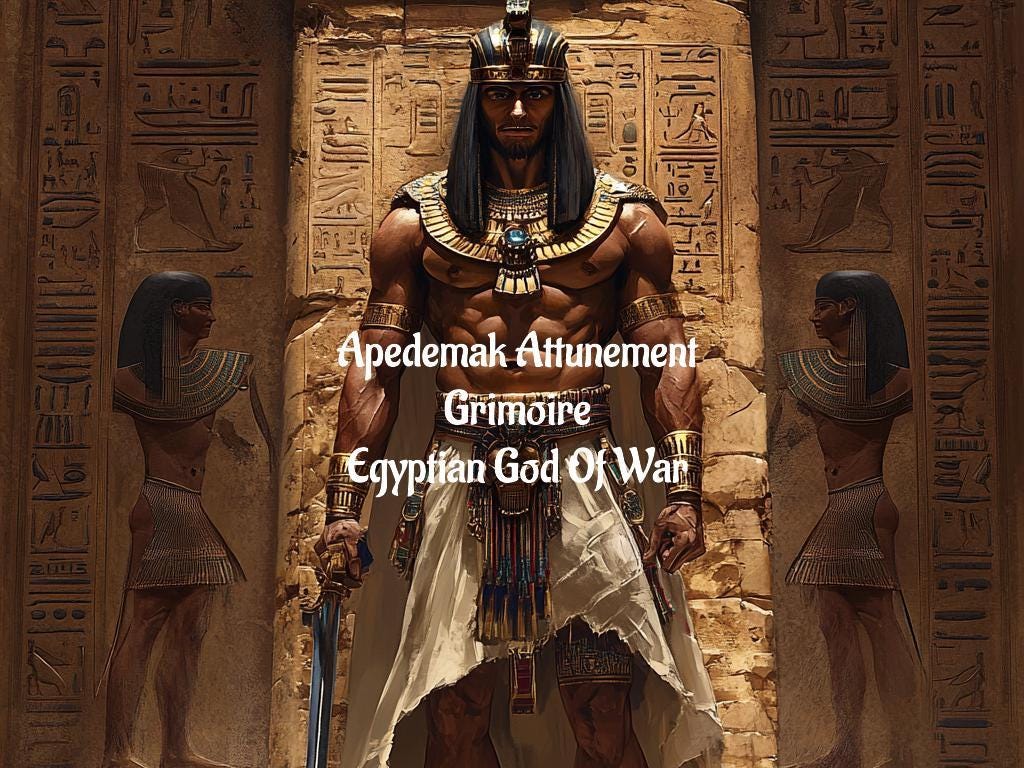 Apedemak Attunement Egyptian God Of War Grimoire PDF Delivery