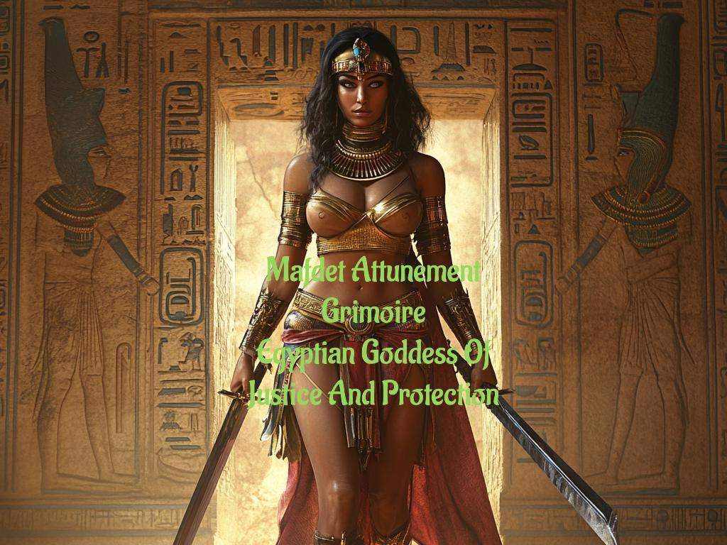 Goddess Mafdet Attunement Egyptian Goddess Of Justice And Protection Grimoire