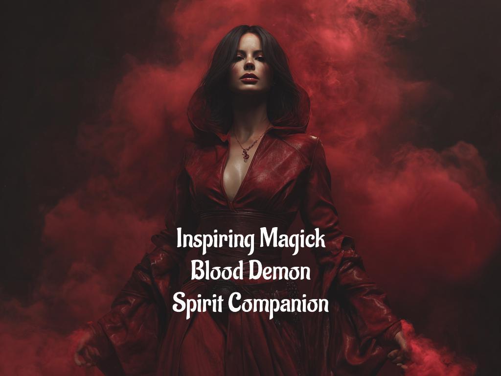Blood Demon Spirit Guide Spirit Companion Conjuring Remote Binding.
