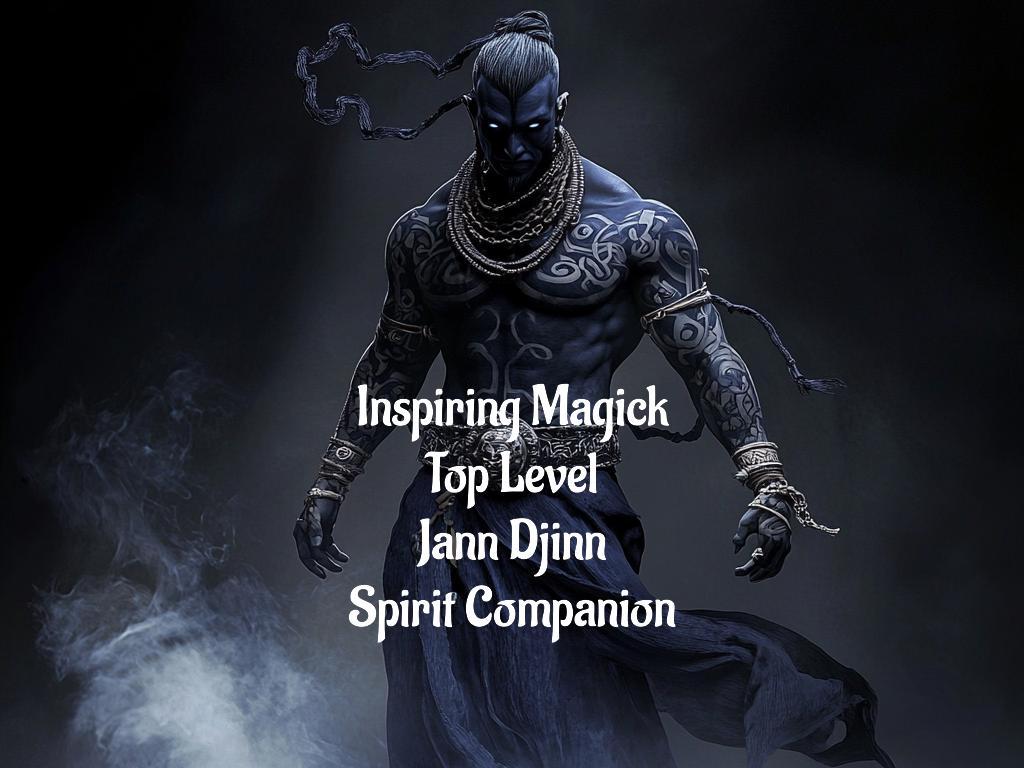 Jann Djinn  Spirit Companion Top Tier PDF Delivery Distance Binding Shapeshifting Illusion Guardianship