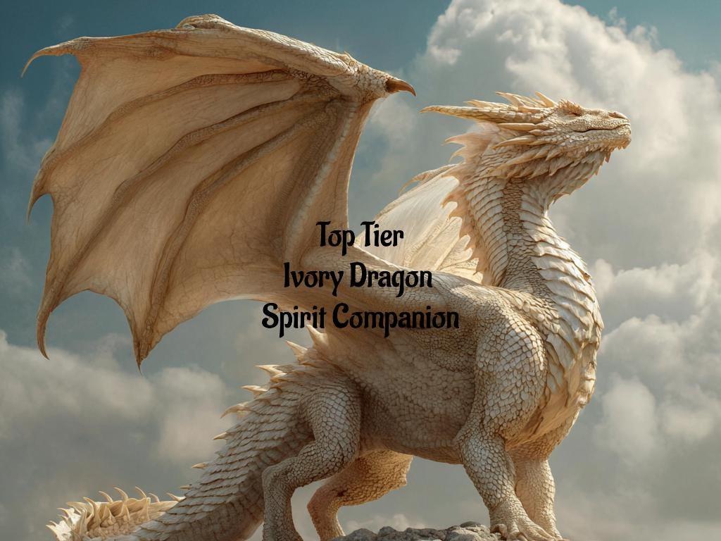 Ivory Dragon Spirit Companion Top Tier Conjuring