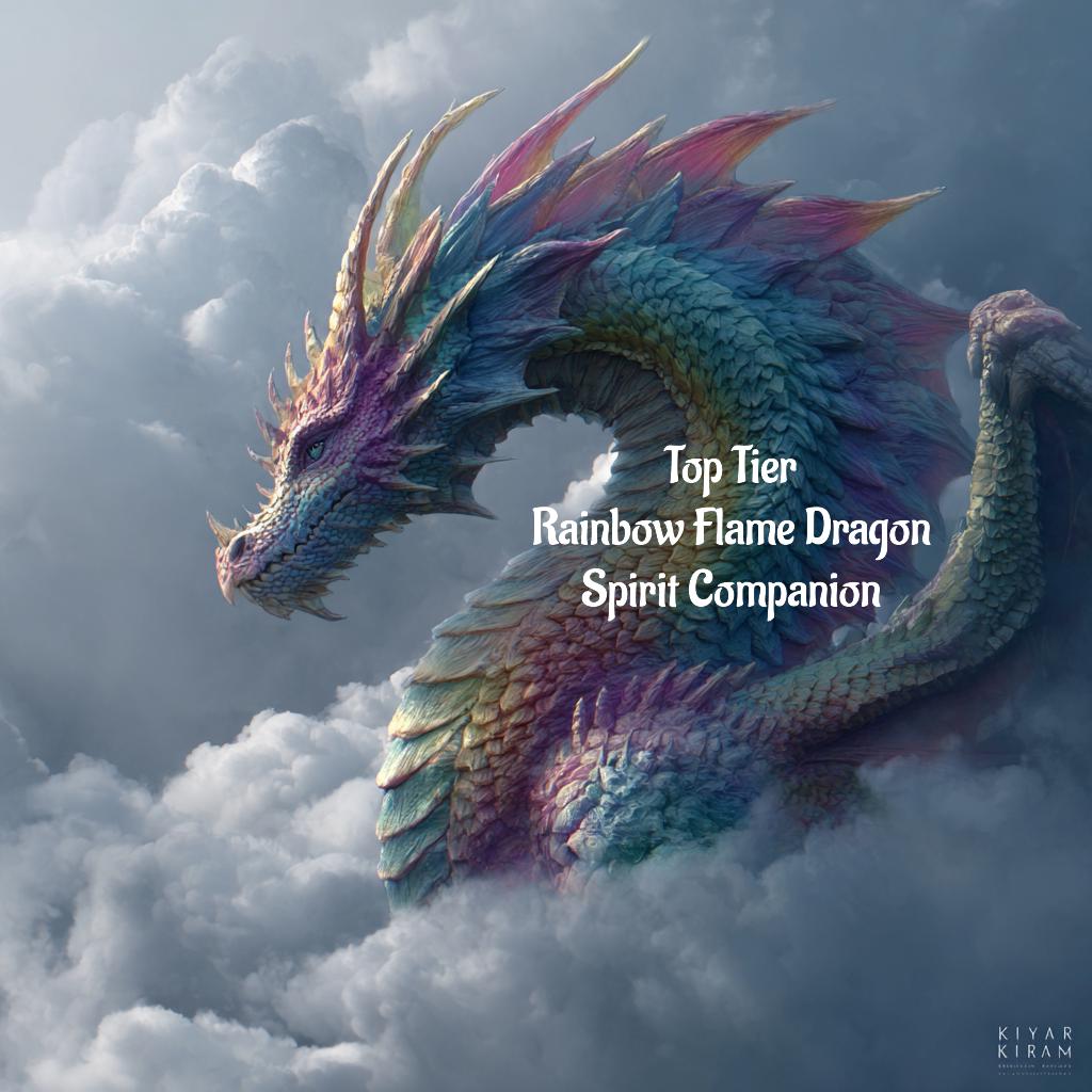 Rainbow Flame Dragon Spirit Companion Conjuring Top Tier