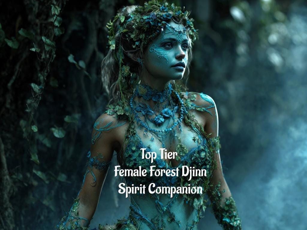 Forest Djinn Spirit Companion Top Tier Digital Service