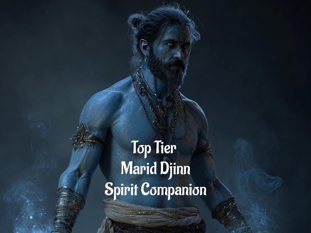 Marid Djinn Spirit Companion Top Tier Conjuring