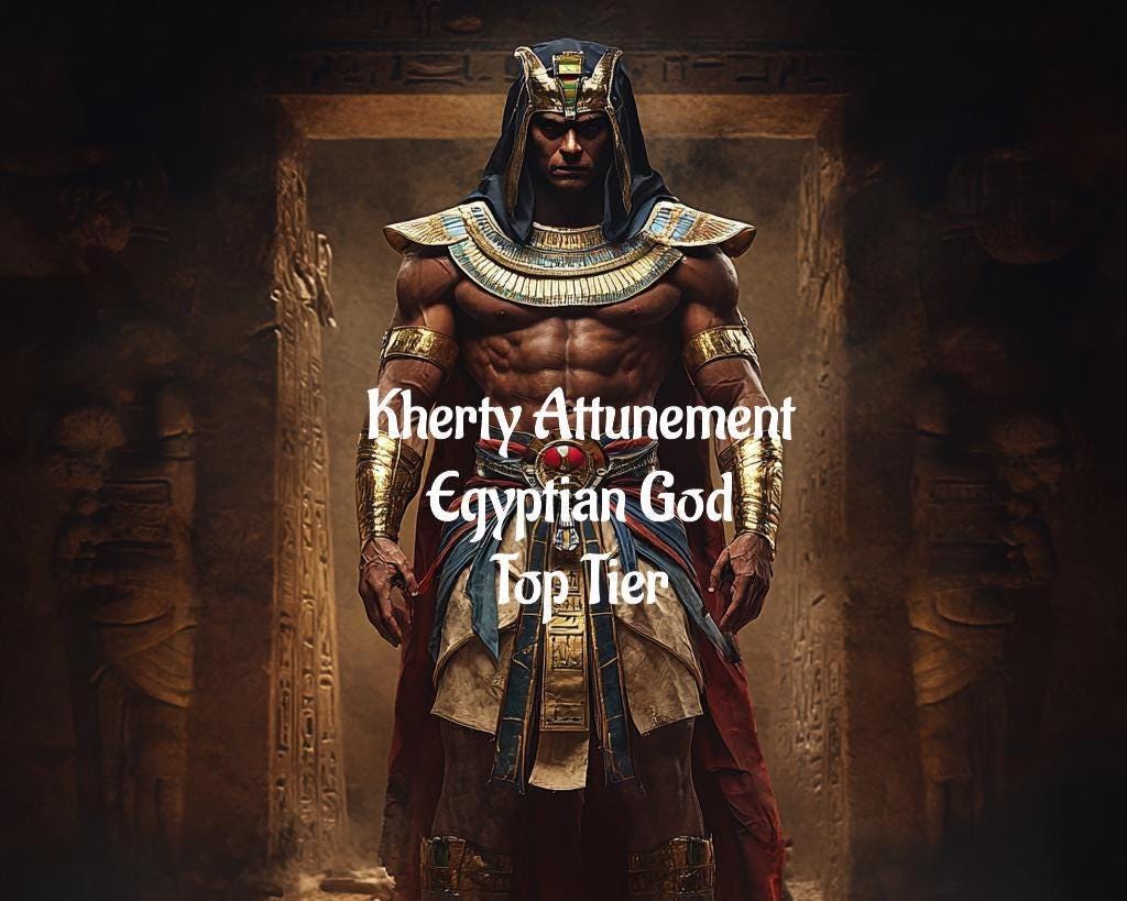 Kherty Attunement Egyptian God Of The Underworld And Transition Top Level Conjuring