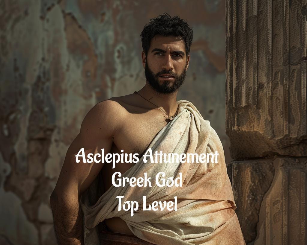 Asclepius Initiation Greek God Of Wellness And Medicine Top Level Conjuring