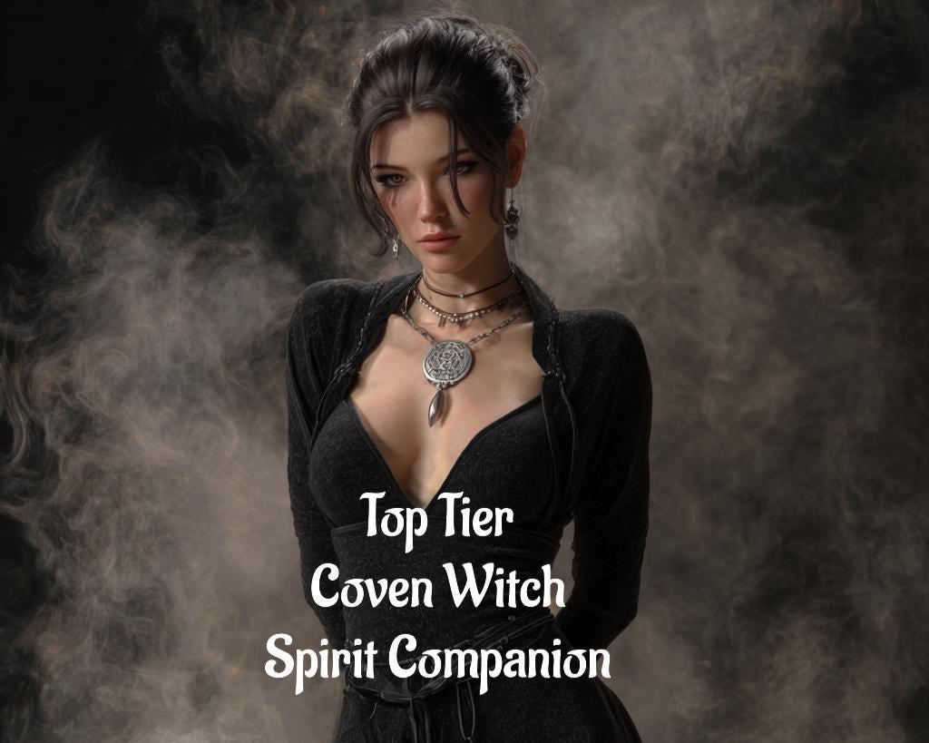 Coven Witch Spirit Guide and Companion. Conjuring Top Tier Digital Service