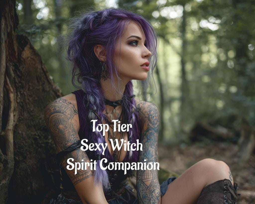 Sexy Witch Spirit. Powerful, Bold spirit Companion. Conjuring. Binding