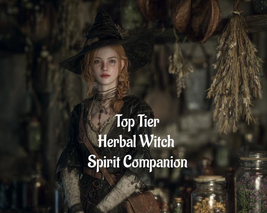 Herbal Witch Spirit Companion Top Tier (Digital Service)