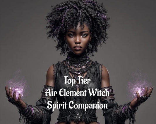 Air Element Witch Spirit Companion Top Tier Conjuring