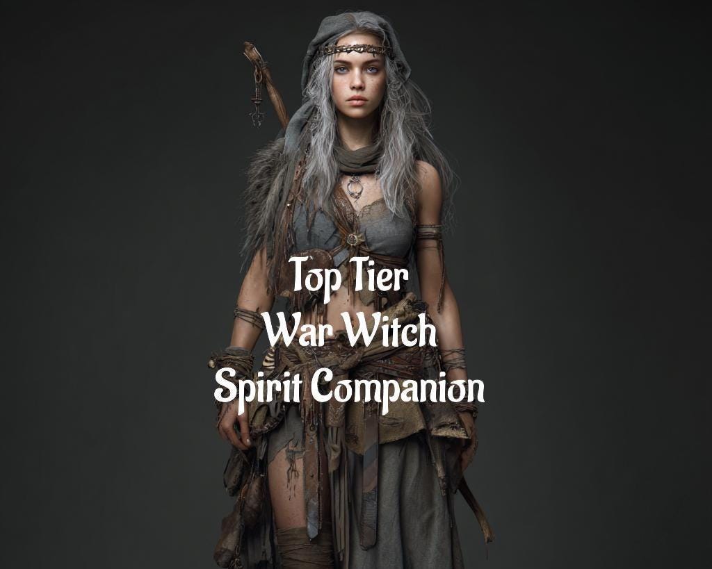 War Witch Spirit Guide and Companion Top Tier Conjuring Digital Service