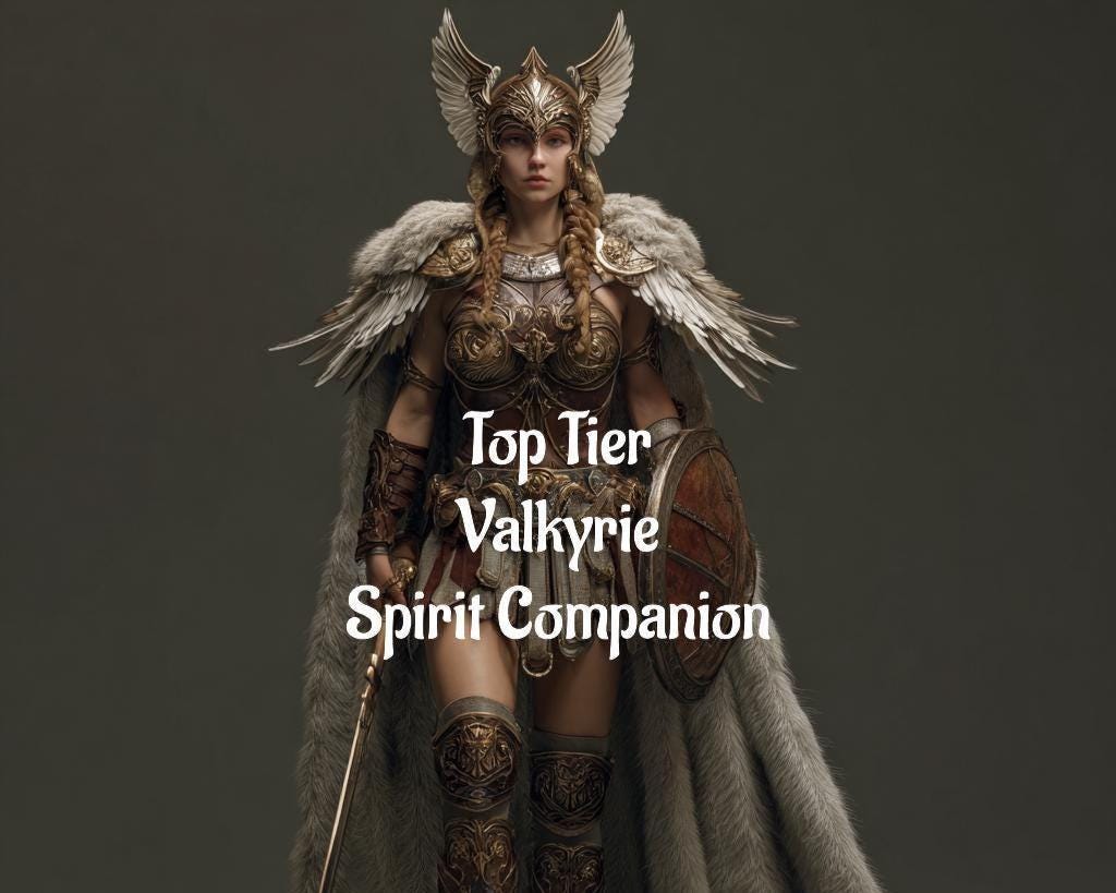 Valkyrie Witch Spirit Companion Top Tier Conjuring Digital Service