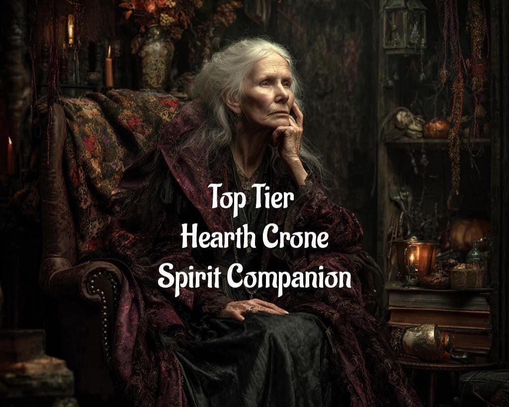 Hearth Crone Spirit Guide And Companion Conjuring