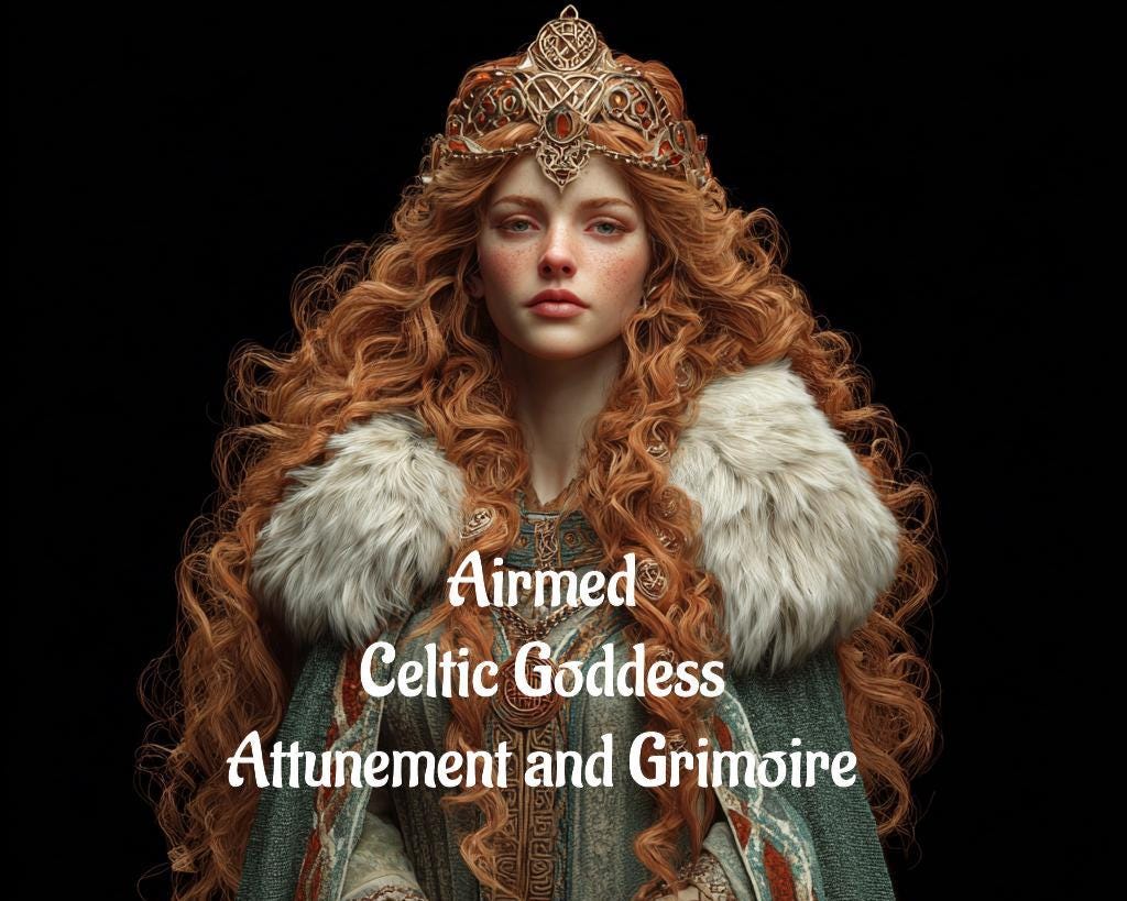 Airmed Celtic Goddess Attunement and Grimoire
