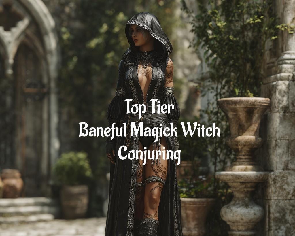 Baneful Magick Witch. Spirit Companion Conjuring Top Tier