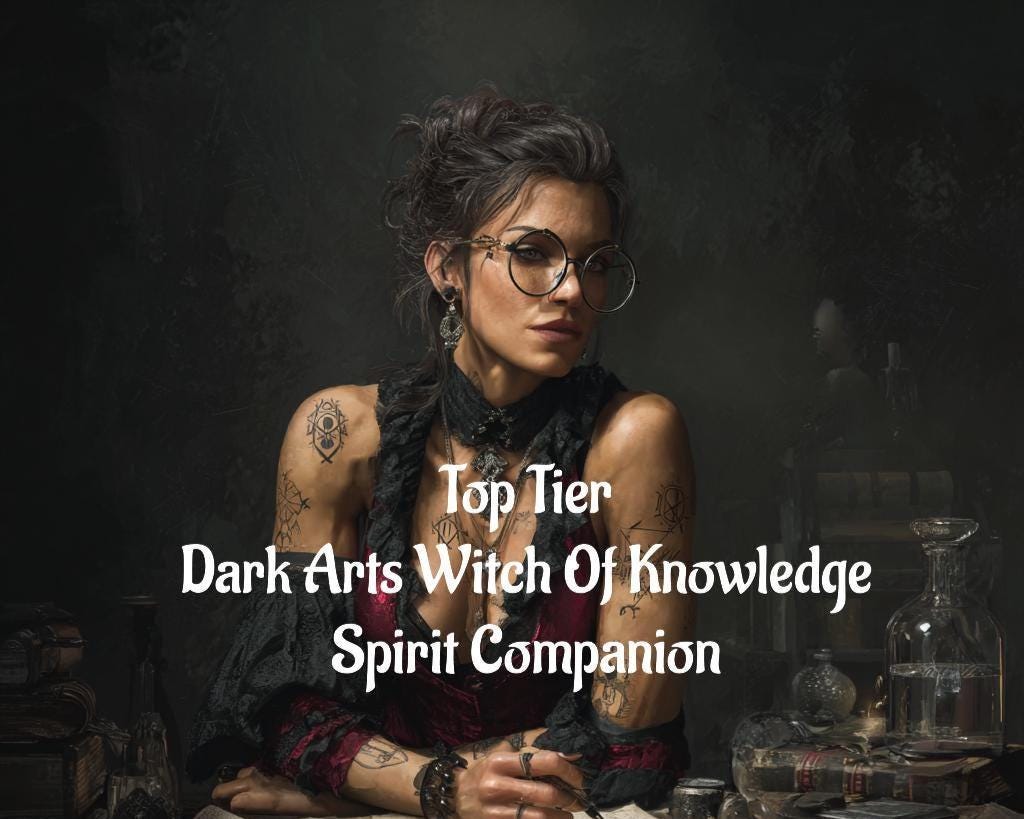 Dark Arts Witch of Knowledge and Wisdom Companion Top Tier (Digital Download)