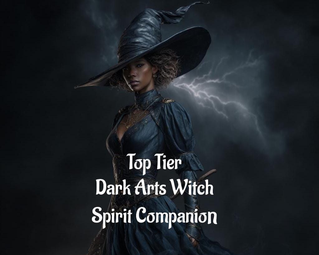 Dark Arts Witch Spirit Companion Top Tier Conjuring