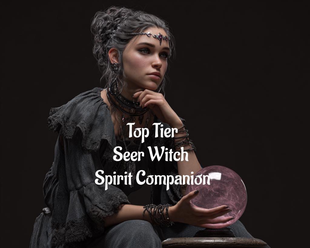 Seer Witch Spirit Companion Top Tier Conjuring