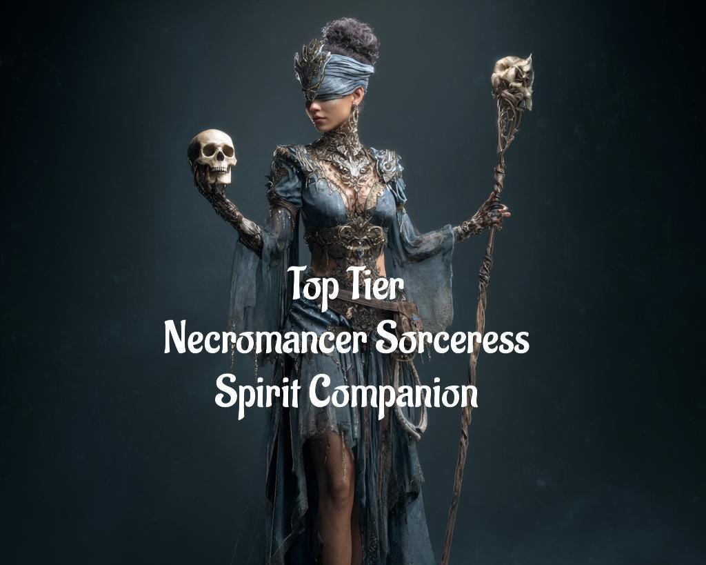 Necromancer Witch Spirit Companion Top Tier Conjuring
