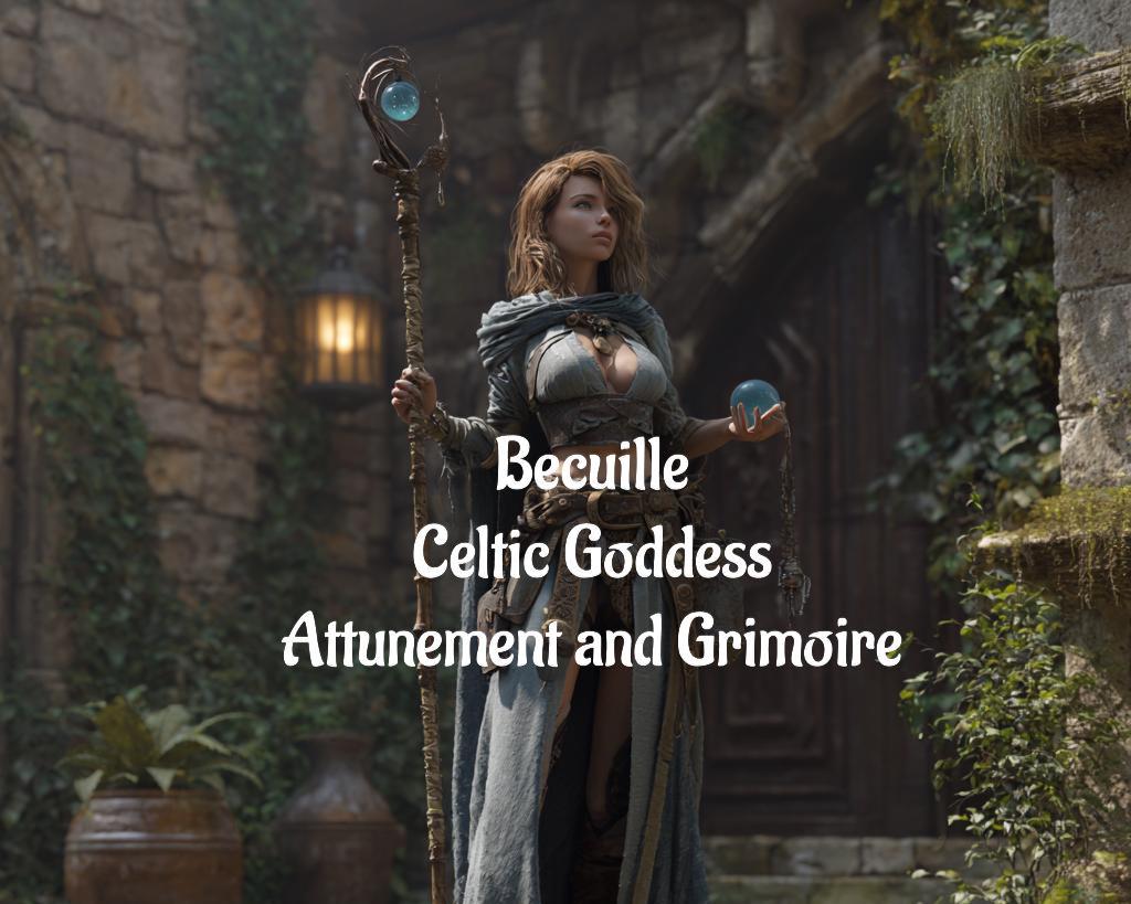 Becuille Attunement and Grimoire Celtic Goddess