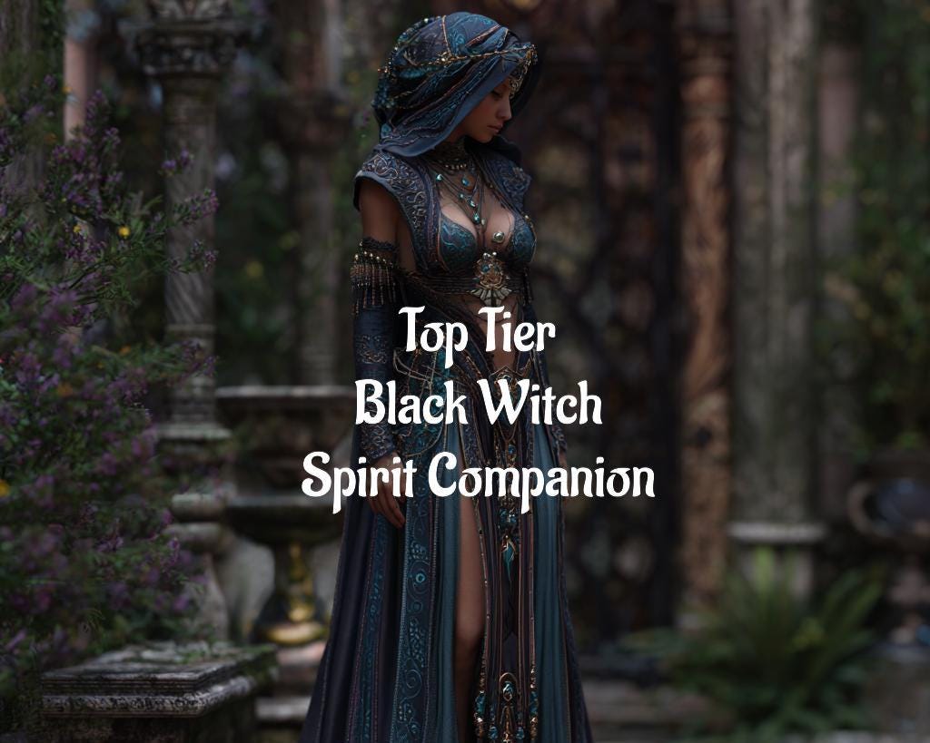 Black Witch Spirit Companion Top Tier Conjuring Binding
