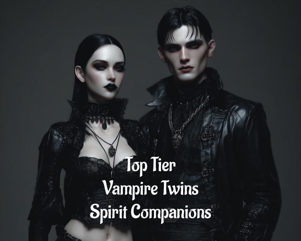 Vampire Twins Spirit Companions Spirit Guides Conjuring Binding