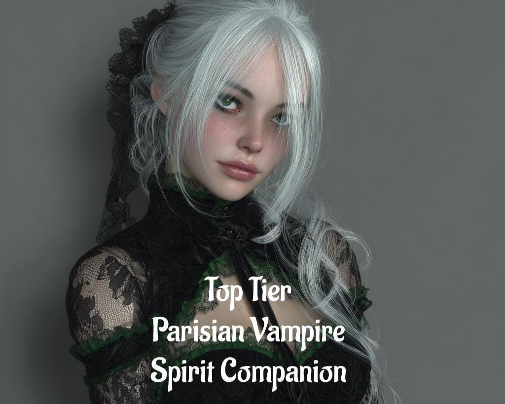 Parisian Vampire Spirit Companion: Top Tier Remote Binding (Digital Service)