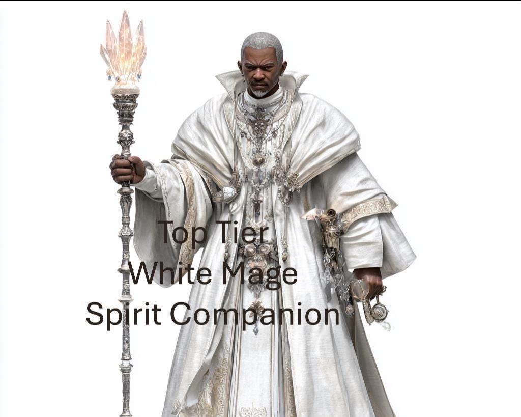 White Spirit Mage Companion: Inner Peace & Harmony