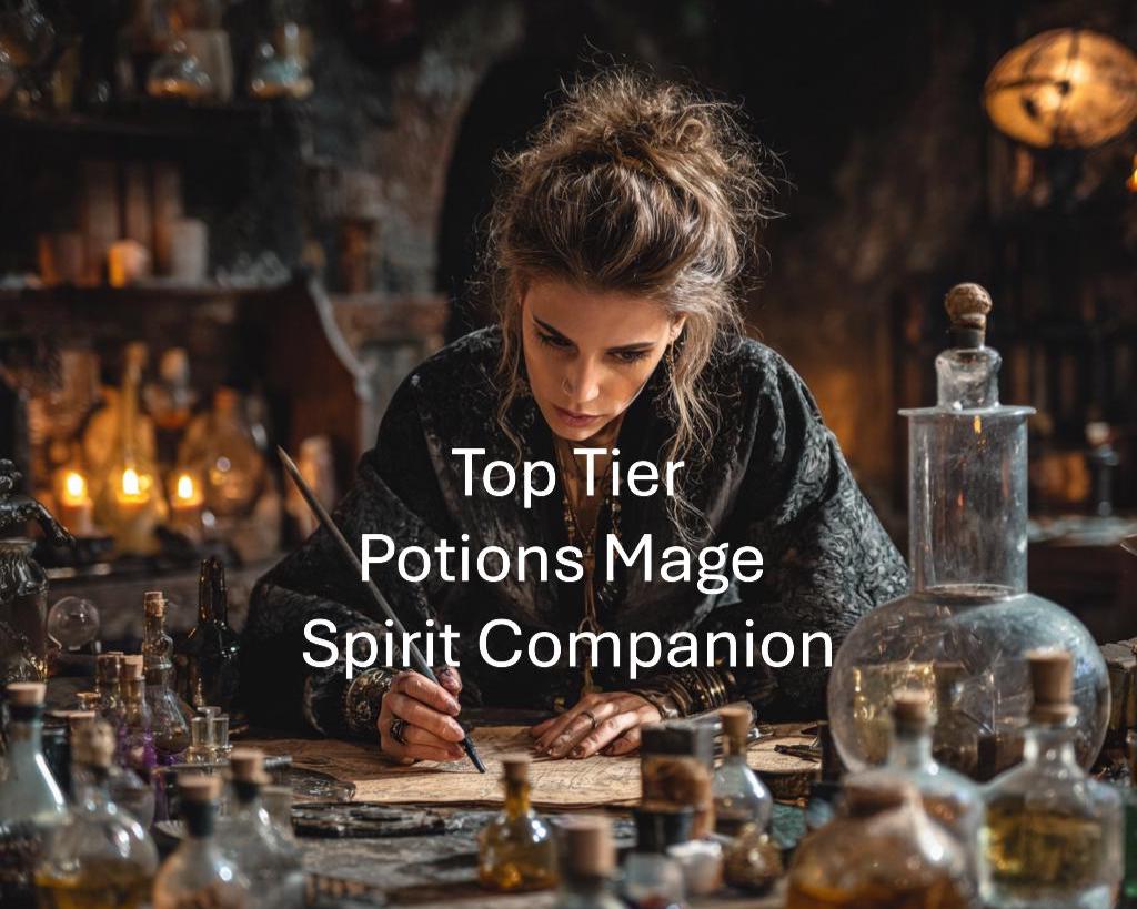 Powerful Female Potions Mage Spirit Guide: Remote Binding (Digital PDF)