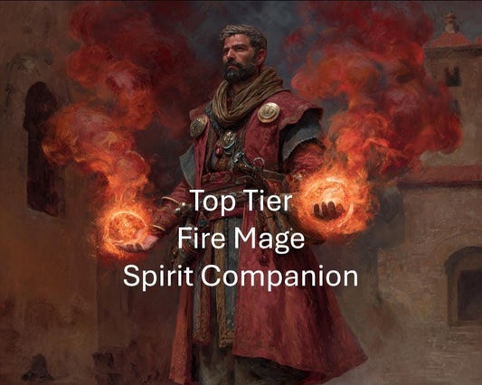 Fire Mage Spirit Guide: Remote Binding Spirit Companion