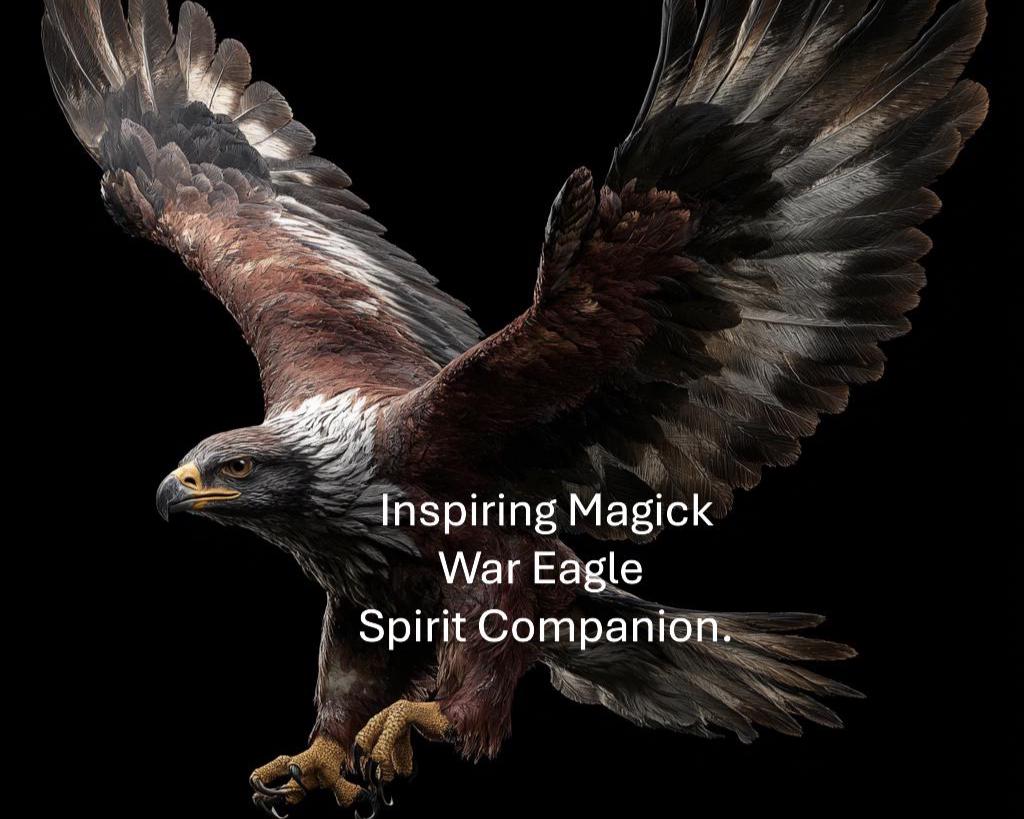 War Eagle. Rare. Spirit Companion. Protection Guidance Power