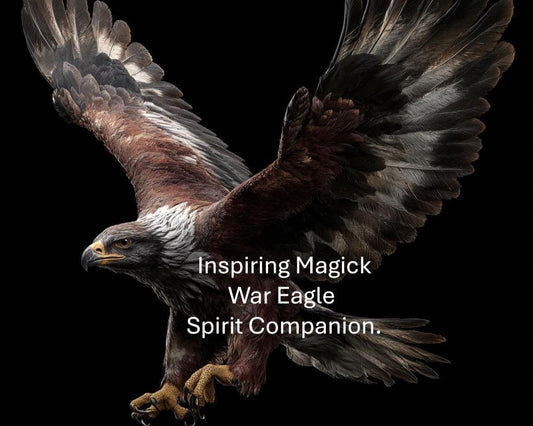 War Eagle. Rare. Spirit Companion. Protection Guidance Power