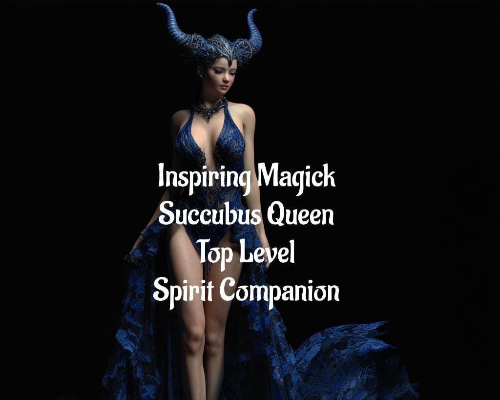Dark Elf Succubus Spirit Companion: Top Tier (Digital Service)