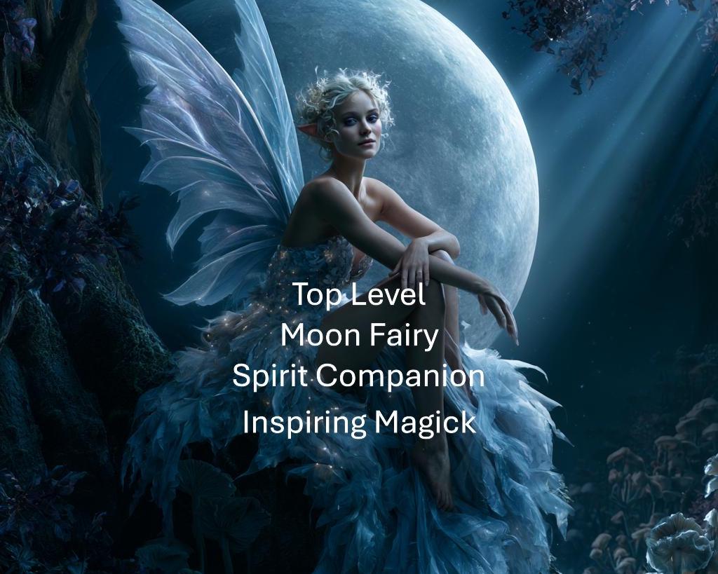 Lunar Fairy Spirit Companion, Moon Magick, Shadow Magick, Remote Binding
