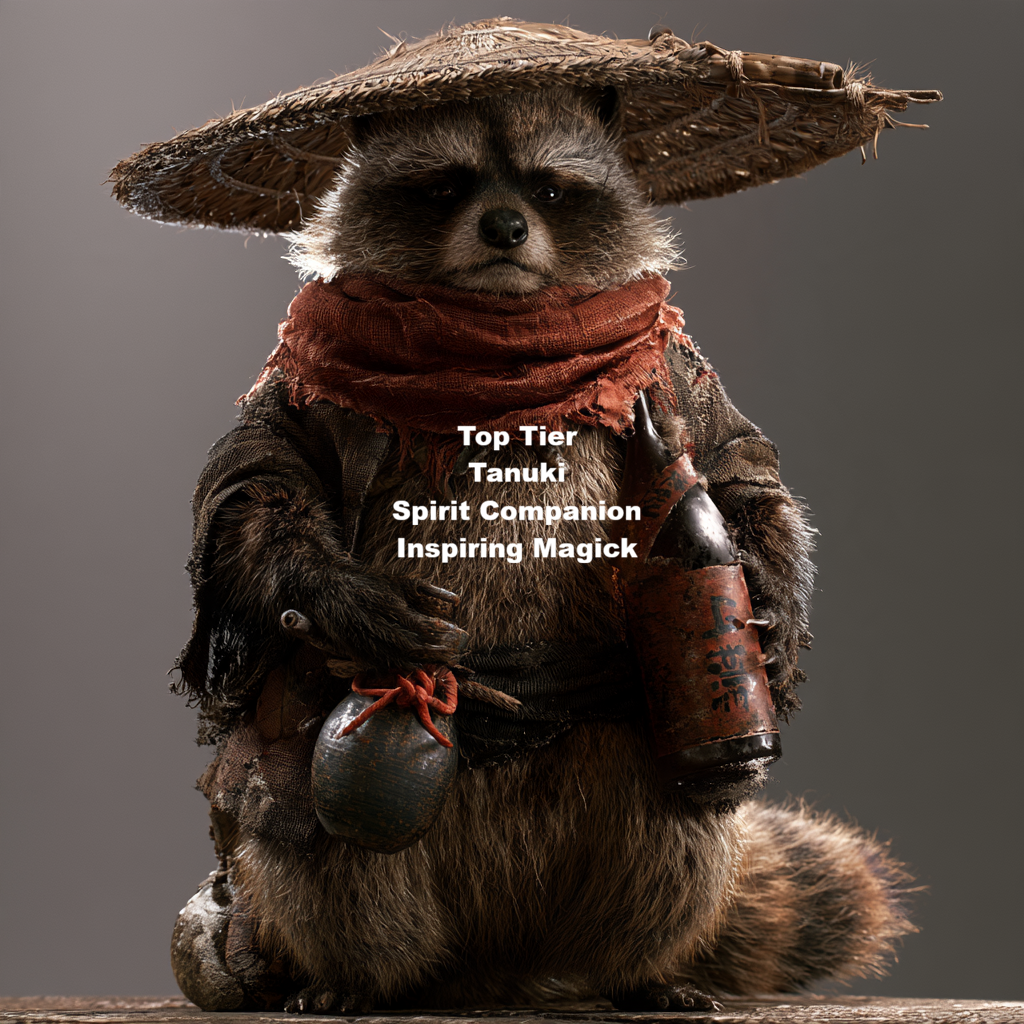 Male Tanuki Spirit Companion Top Tier Conjuring